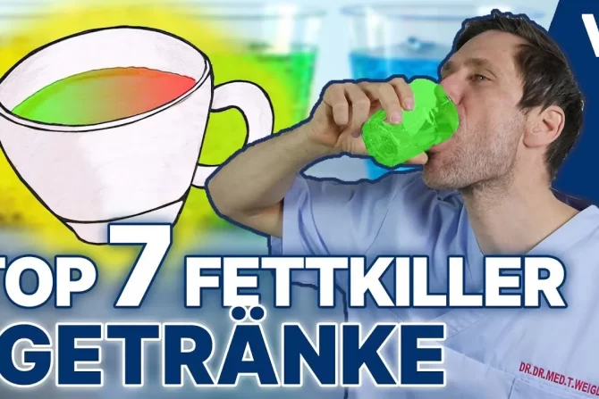 Wie kann ich abnehmen? Diese Getränke sind wahre Fettkiller & kurbeln den Fettstoffwechsel an! (Video)